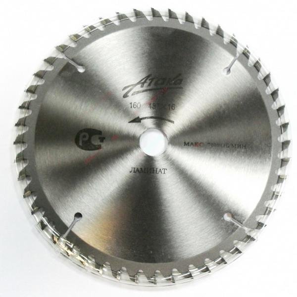 Диск для пилы Атака 8078180 200*48Т*30 по ламинату дпс ч/рез. отриц. профи (DPLHC-110201015)