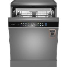 Посудомоечная машина Weissgauff DW 6138 Touch Inverter Autoopen полноразмерная, серебристый