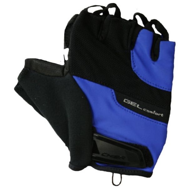 Велосипедные перчатки Chiba Gel Comfort черный/синий XXXL